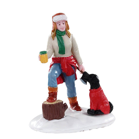 Lemax Vail Village Figurines Lemax Lumberjill Sonia
