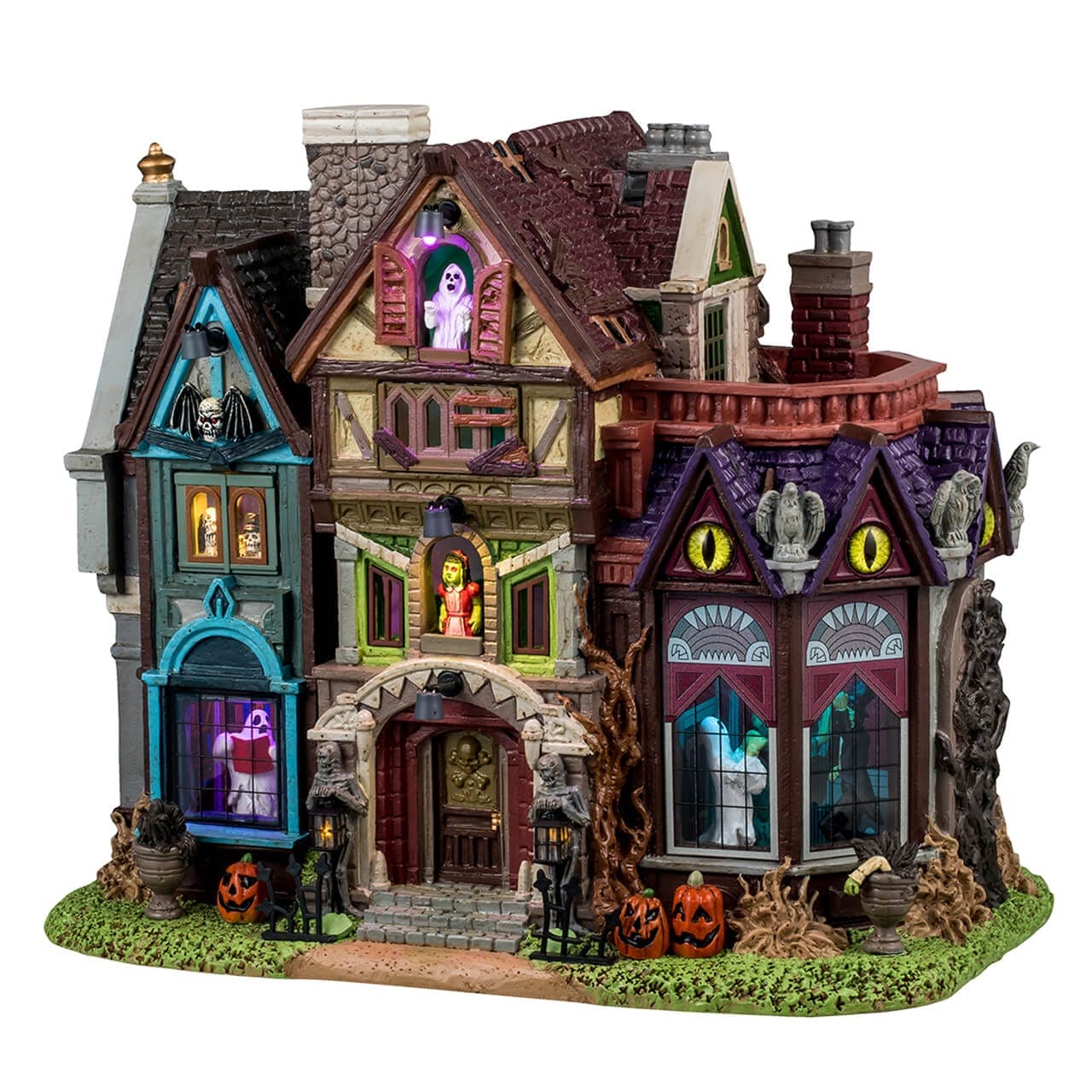 Lemax Spooky Town Lighted Buildings Lemax Madness Manor