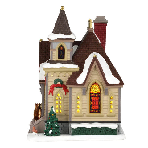 Lemax Harvest Crossing Lighted Buldings Lemax Maple Lane Chapel