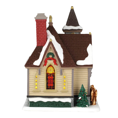 Lemax Harvest Crossing Lighted Buldings Lemax Maple Lane Chapel