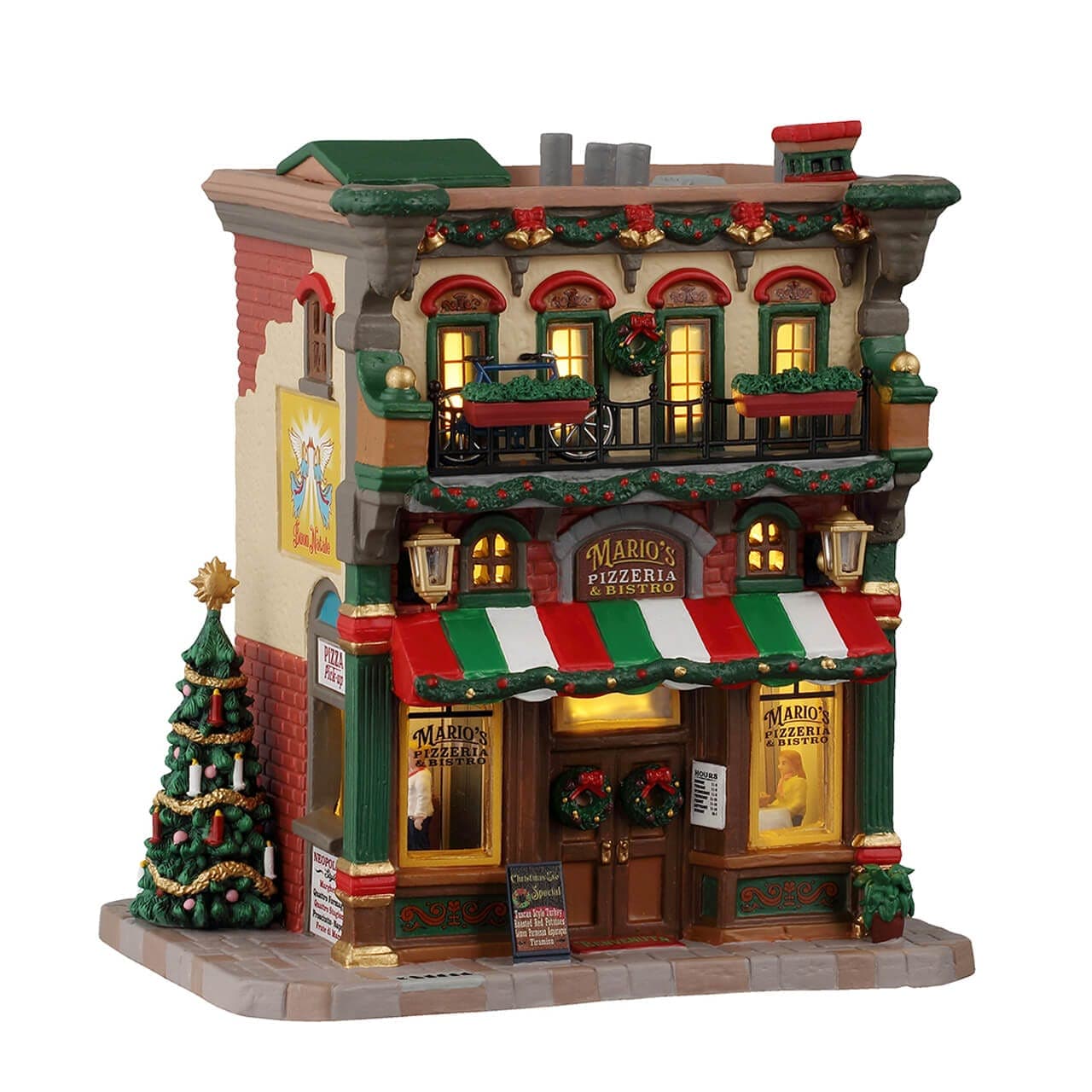 Lemax Caddington Village Lighted Buildings Lemax Mario's Pizzeria & Bistro