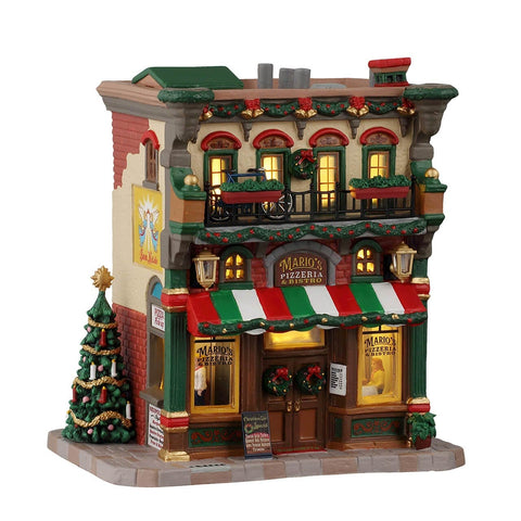 Lemax Caddington Village Lighted Buildings Lemax Mario's Pizzeria & Bistro