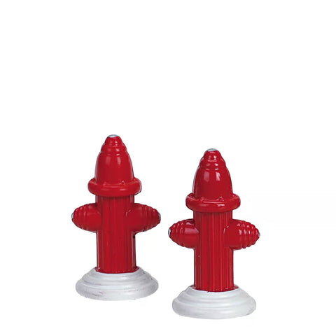 Lemax Other Accessories Lemax Metal Fire Hydrant Set of 2