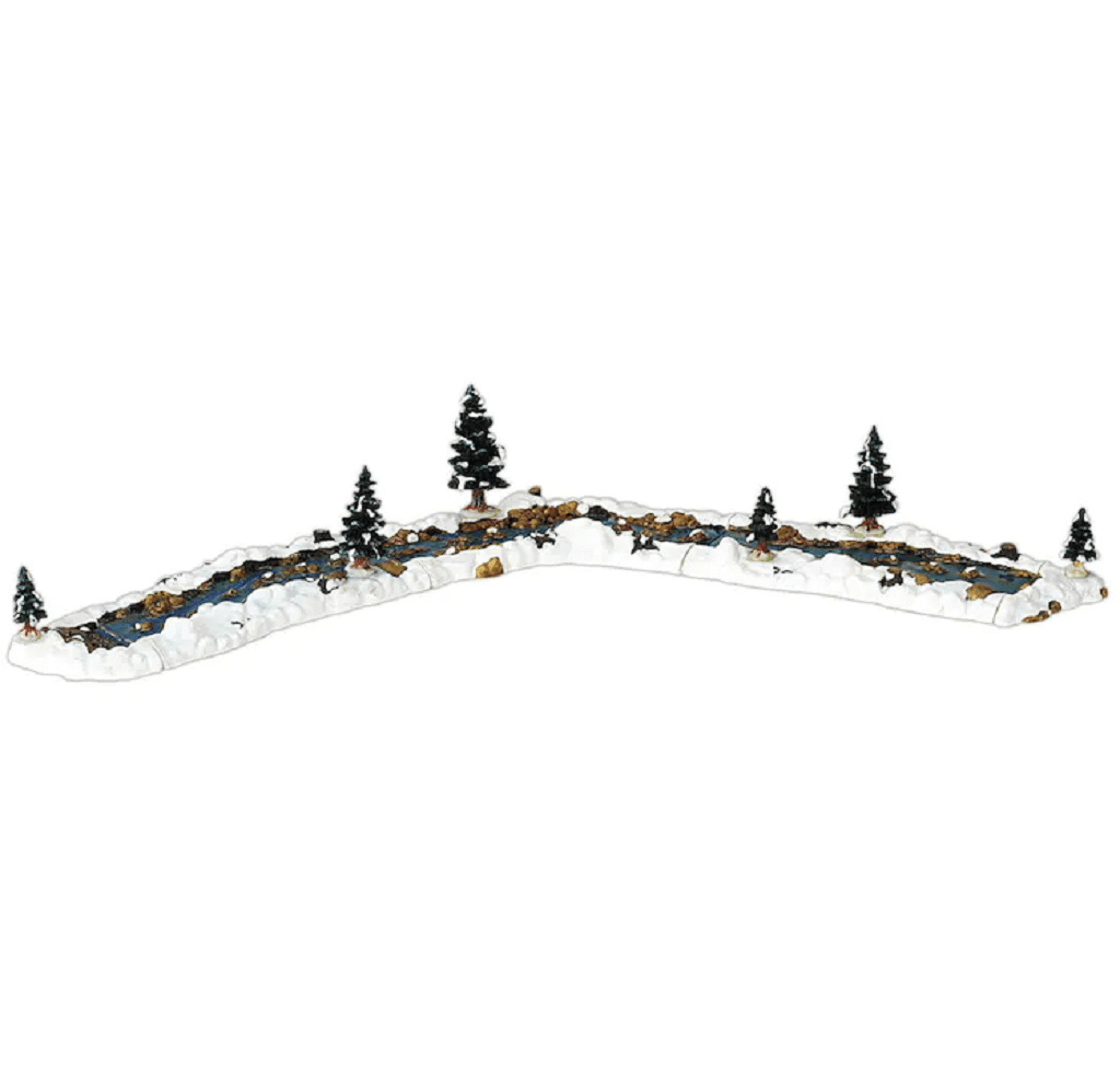Lemax Mini Scene Decoration Lemax Mill Stream Set of 11 Decoration