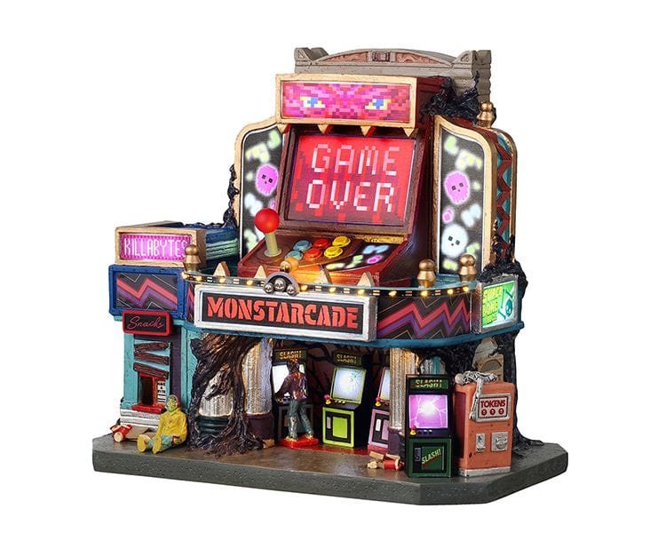 Lemax Spooky Town Lighted Buildings Lemax Monstarcade