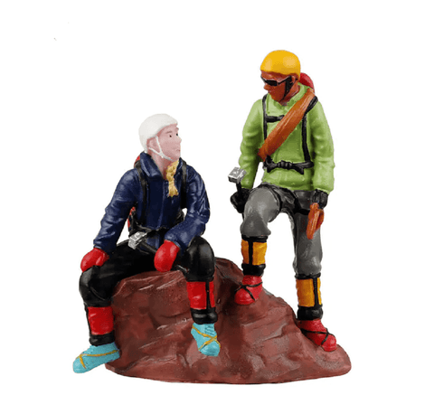 Lemax Vail Village Lighted Buildings Lemax Mountain Climbers Decoration