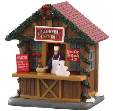 Lemax Caddington Village Lighted Buildings Lemax Mulled Wine And Ciders Decoration