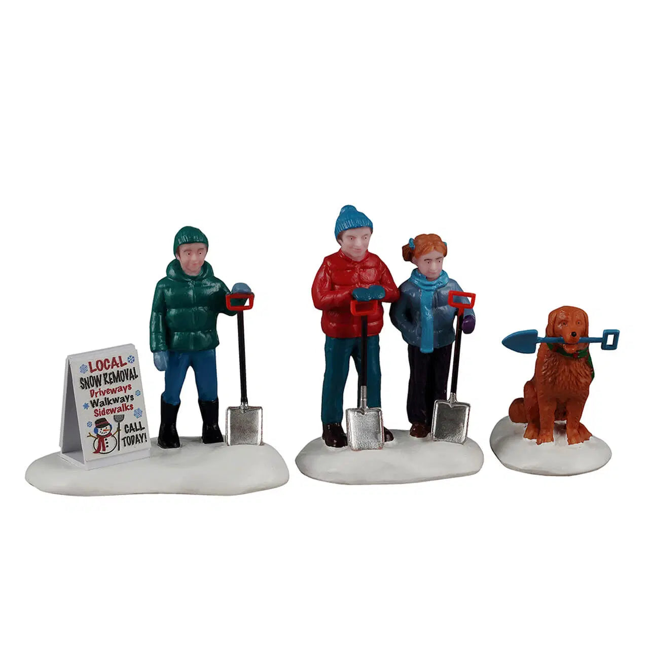 Lemax Vail Village Figurines Lemax Neighborhood Snow Shovelers