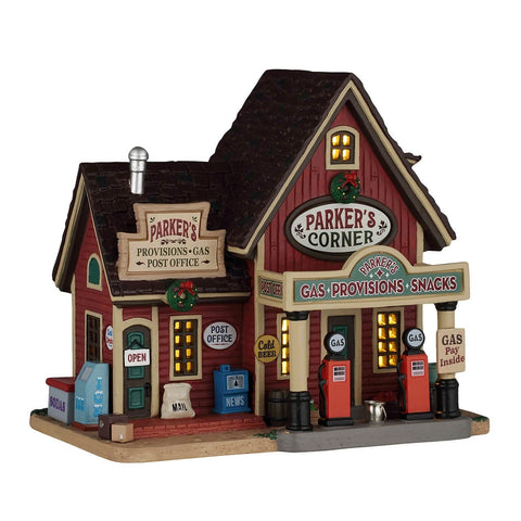 Lemax Harvest Crossing Lighted Buldings Lemax Parker's Corner
