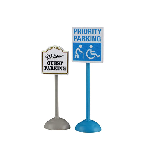 Lemax Other Accessories Lemax Parking Signs, Set of 2