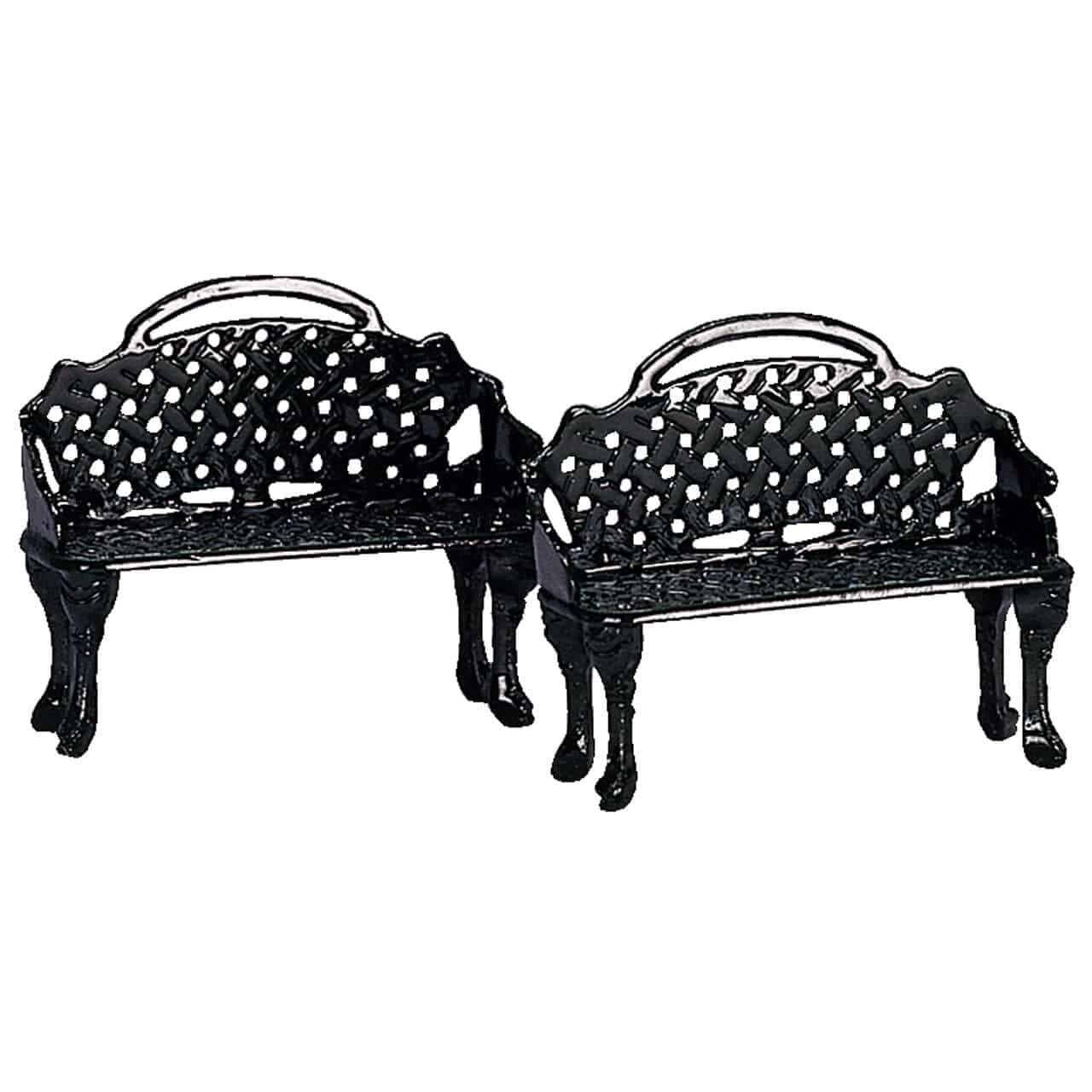 Lemax Other Accessories Lemax Patio Bench, Set Of 2