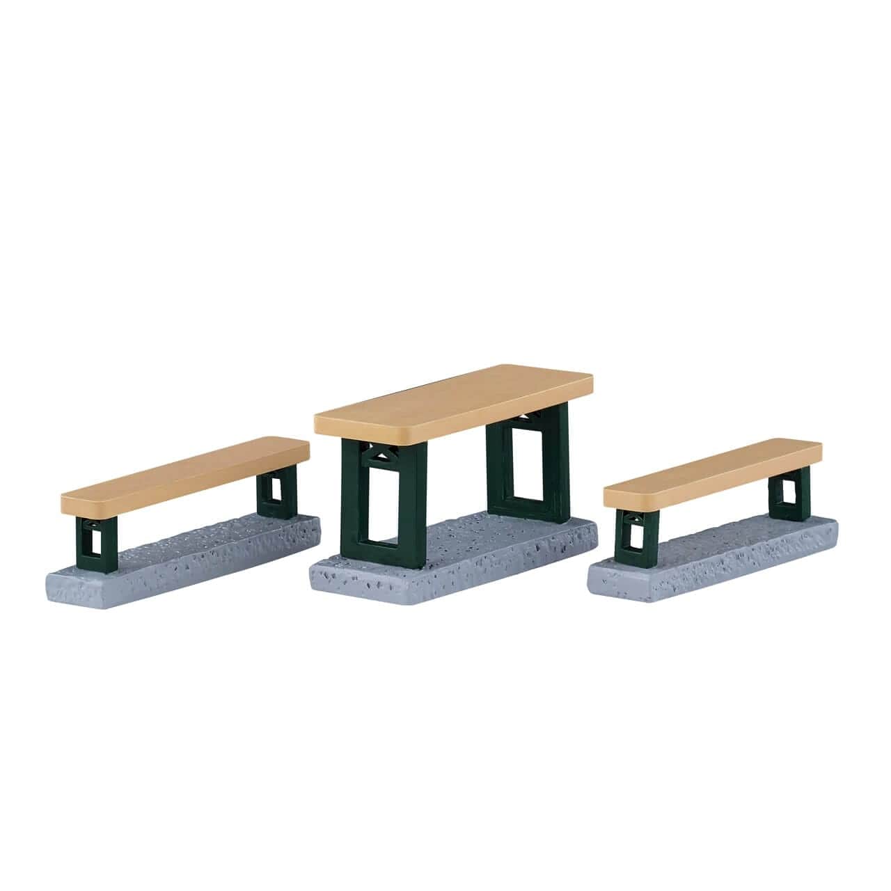 Lemax Other Accessories Lemax Picnic Benches, Set of 3