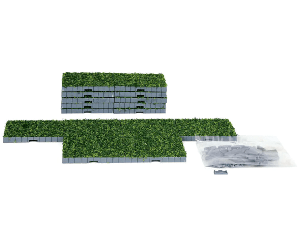 Lemax Mini Scene Decoration Lemax Plaza System Decoration Grass Square 16 Pieces