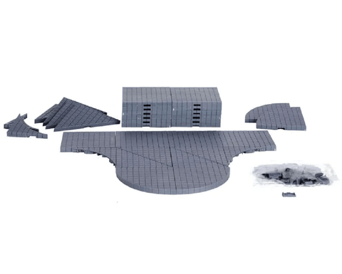 Lemax Mini Scene Decoration Lemax Plaza System Decoration Grey 32pc