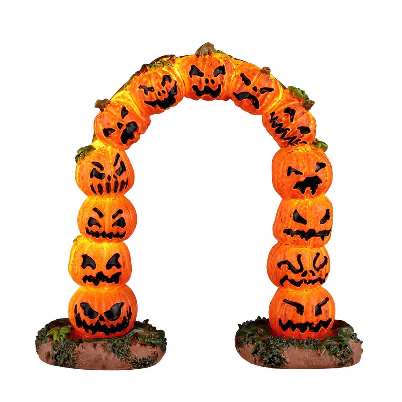 Lemax Spooky Town Lighted Accessories Lemax Pumpkin Arch, B/o (4.5v)