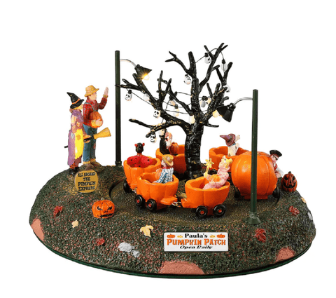 Lemax Spooky Town Figurines Lemax Pumpkin Patch Train Decoration