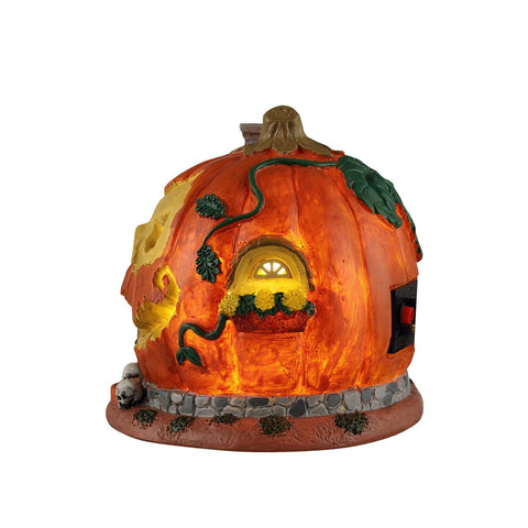 Lemax Spooky Town Table Accents Lemax Pumpkin Skull House, Ac Adaptable