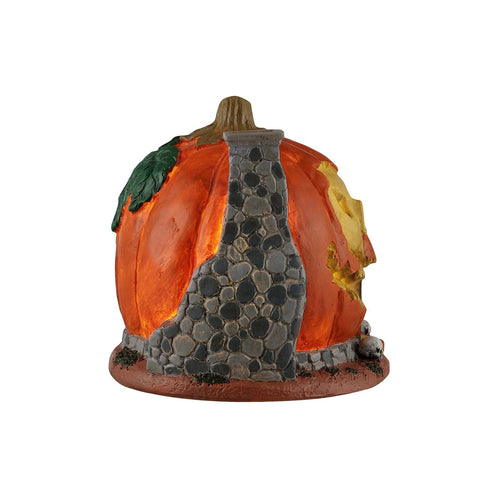 Lemax Spooky Town Table Accents Lemax Pumpkin Skull House, Ac Adaptable