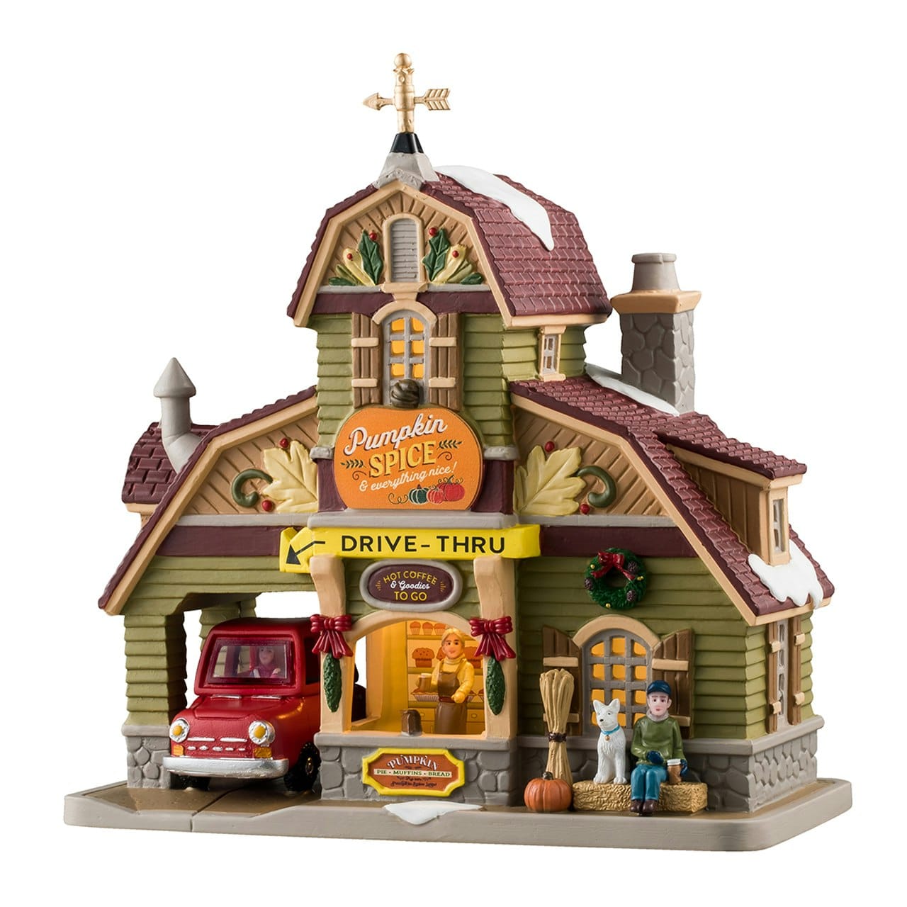 Lemax Lemax Pumpkin Spice & Everything Nice Coffee Shop
