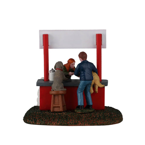 Lemax Table Accents Lemax Puppy Kissing Booth