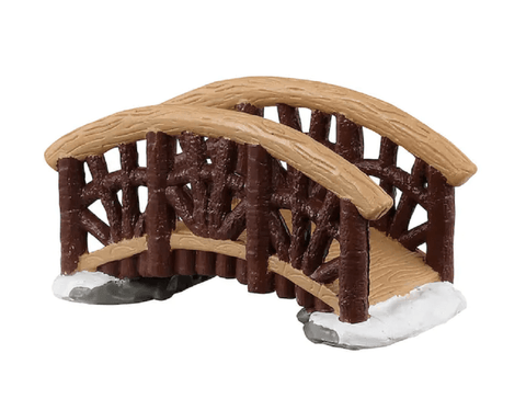 Lemax Vail Village Lighted Buildings Lemax Rustic Footbridge Decoration