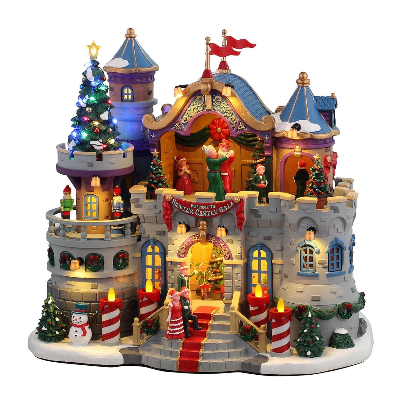Lemax Santa‘s Castle Gala, With 4.5v Adaptor