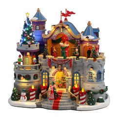Lemax Santa‘s Castle Gala, With 4.5v Adaptor