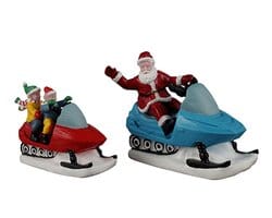Lemax Santa's Wonderland Figurines Default Lemax Santa's Day Off, Set of 2