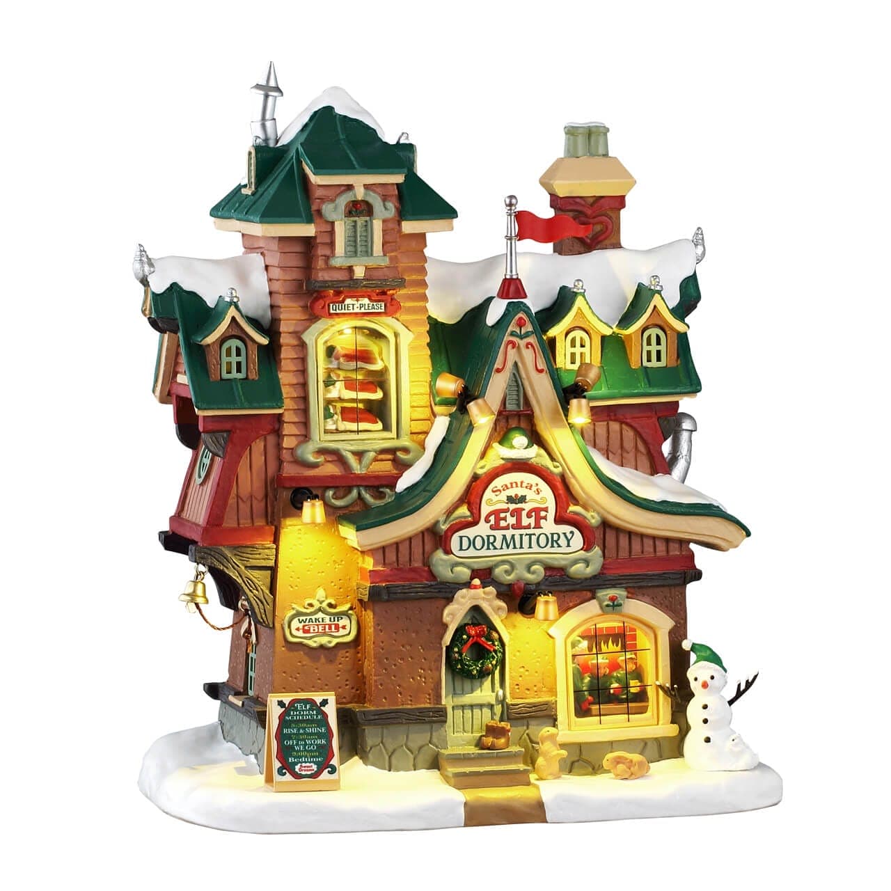 Lemax Santa's Wonderland Lighted Buldings Lemax Santa's Elf Dormitory, B/o (4.5v)