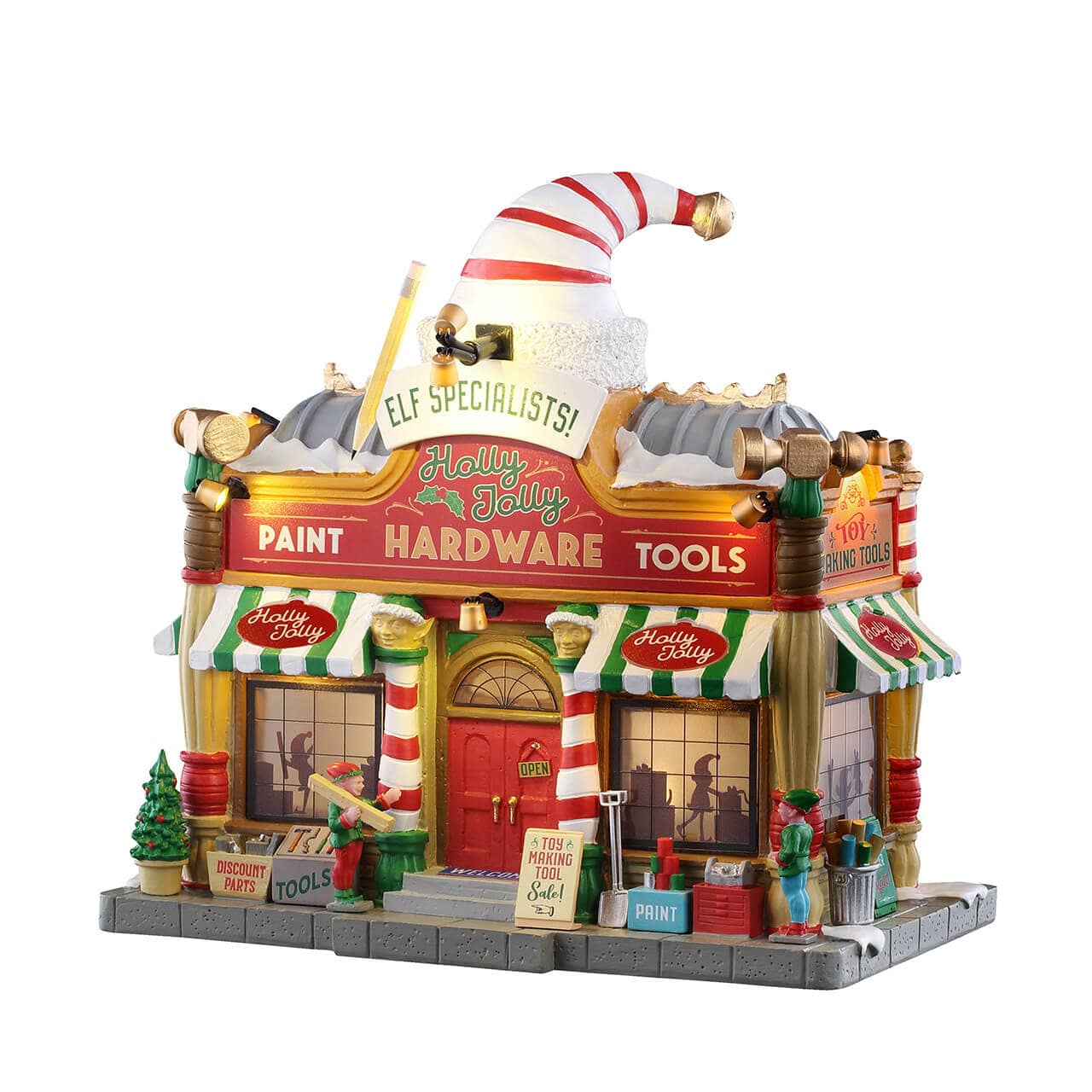 Lemax Santa's Wonderland Holly Jolly Hardware