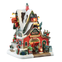 Lemax Santa's Wonderland The Elf Service Sleigh & Sled Repair