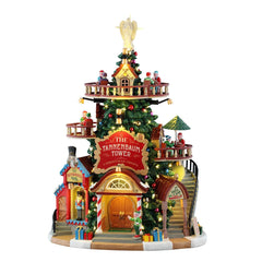 Lemax Santa's Wonderland The Tannenbaum Tower Christmas Shops