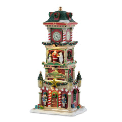 Lemax Santa's Wonderland The Village Square Clock Tower