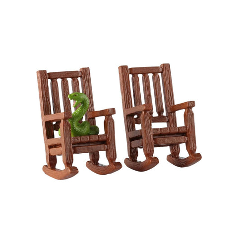 Lemax Spooky Town Accessories Lemax Scary Rocking Chair, Set of 2