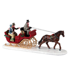 Lemax Caddington Village Table Pieces Lemax Scenic Sleigh Ride NEW