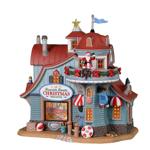 Lemax Seaside Santa Christmas Shoppe