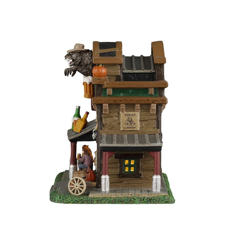 Lemax Spooky Town Lighted Buldings Lemax Silver Slug Saloon