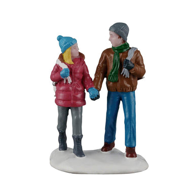 Lemax Vail Village Figurines Lemax Skating Date