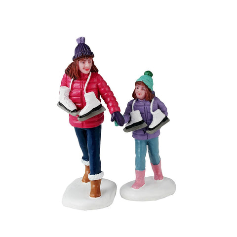 Lemax Skating Sisters, Set Of 2