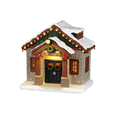 Lemax Vail Village Table Accents Lemax Ski Shop, Ac Adaptable