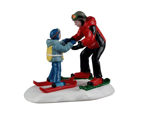 Lemax Vail Village Figurines Lemax Ski Slope Lesson
