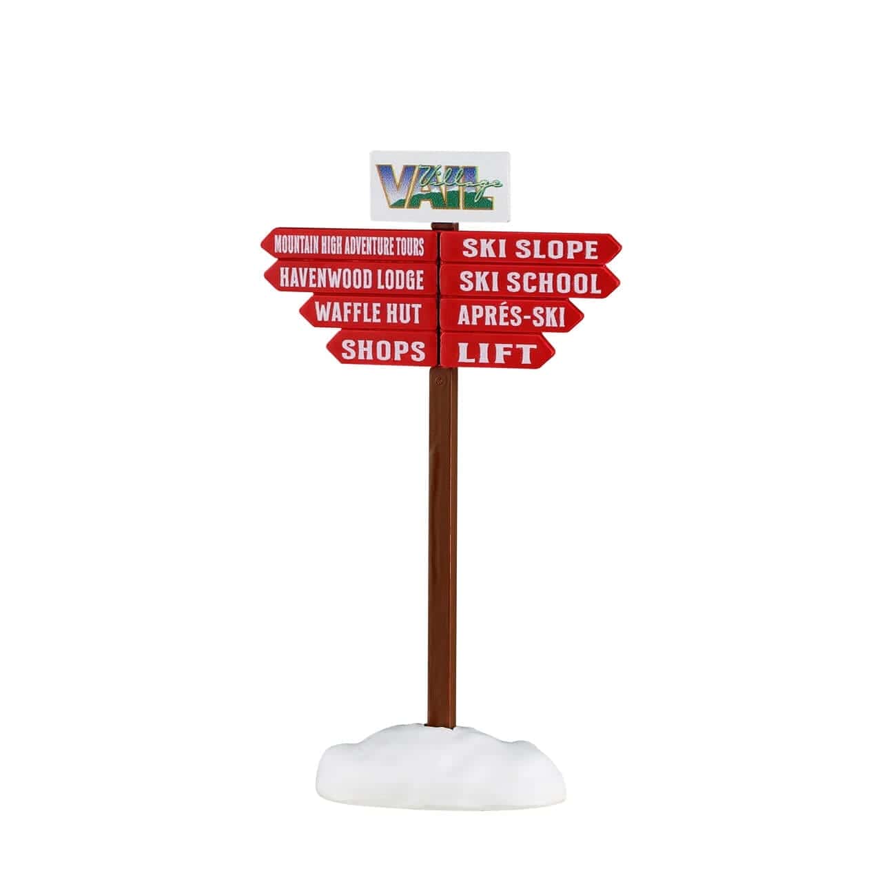 Lemax Vail Village Other Accessories Lemax Ski Slope Sign