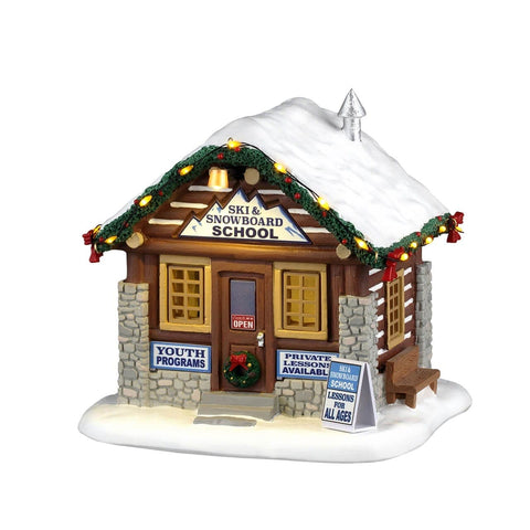 Lemax Vail Village Table Accents Lemax Ski & Snowboard School, Ac Adaptable