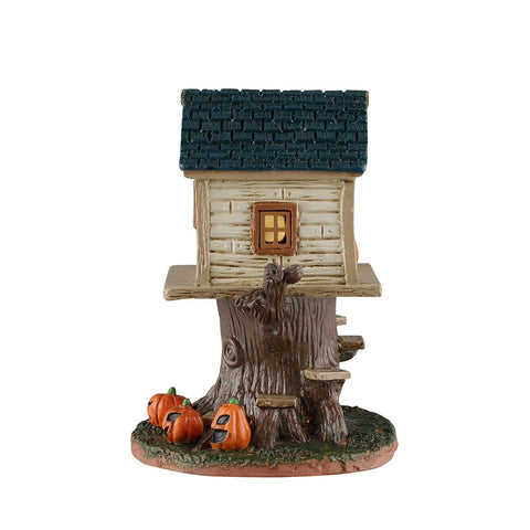 Lemax Spooky Town Table Accents Lemax Skull Tree House, Ac Adaptable