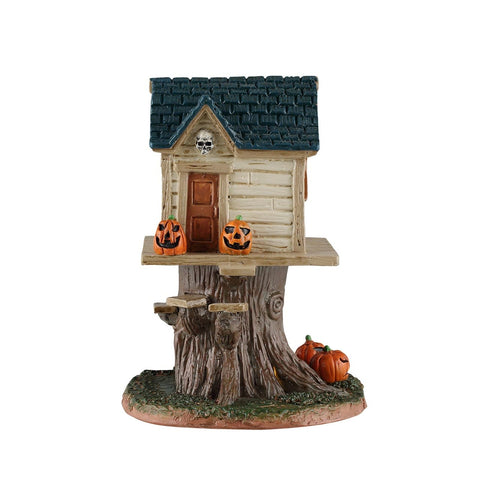 Lemax Spooky Town Table Accents Lemax Skull Tree House, Ac Adaptable