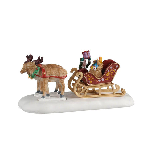 Lemax Santa's Wonderland Table Accents Lemax Sled of Toys