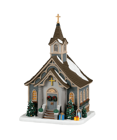 Lemax Caddington Village Lighted Buildings Lemax Small Town Church Decoration