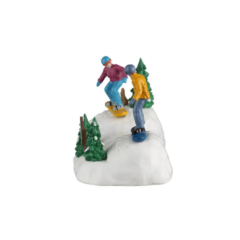 Lemax Vail Village Table Accents Lemax Snowboarding Practice