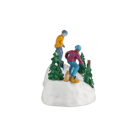 Lemax Vail Village Table Accents Lemax Snowboarding Practice