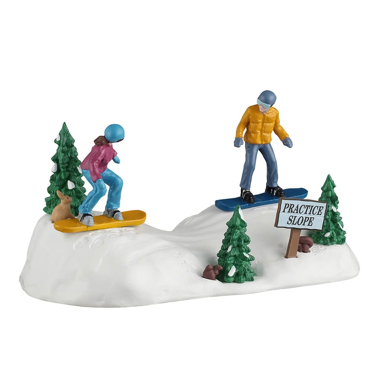 Lemax Vail Village Table Accents Lemax Snowboarding Practice
